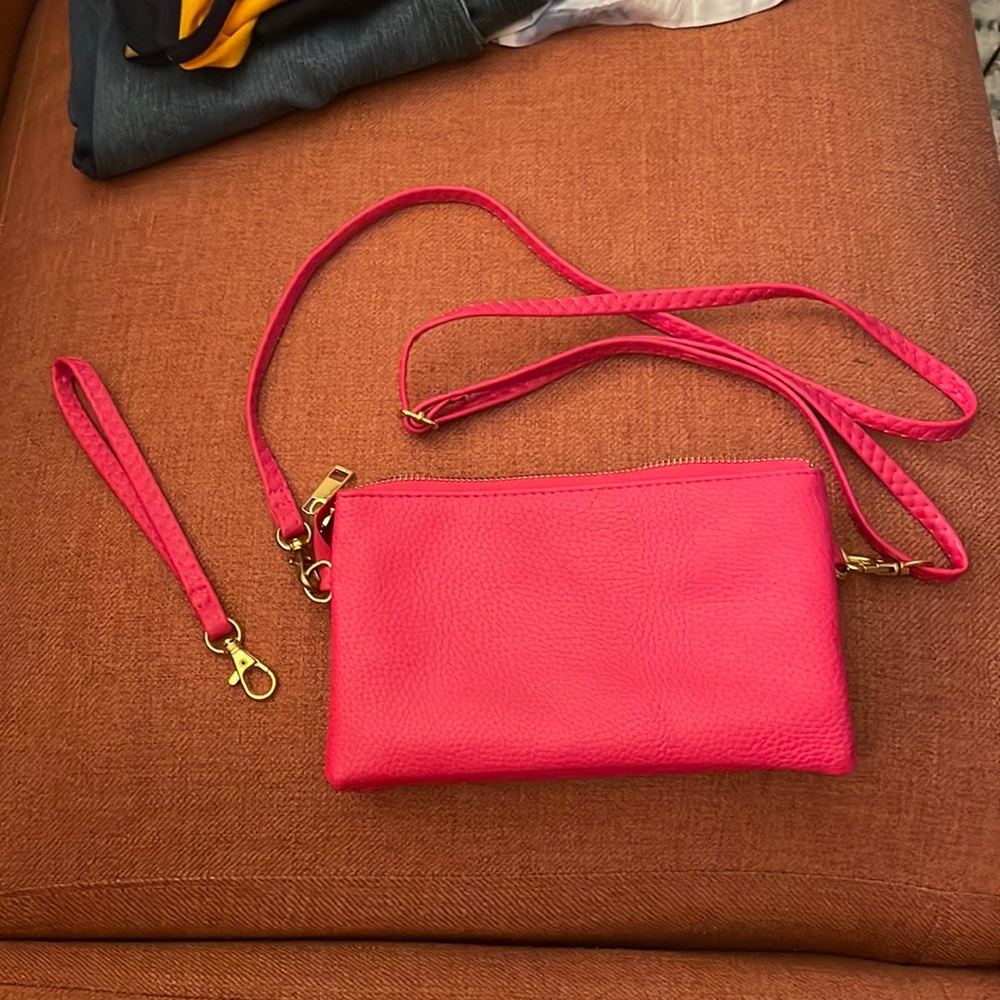Hot pink purse